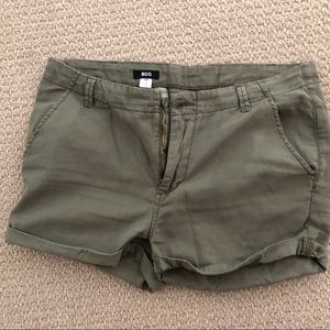 BDG Army Green Shorts